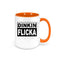 Funny Coffee Mugs, Dinkin Flicka, Michael Scott Mug, Gift For Him, The Office Coffee Mug, The Office Gift, Gift For Her, Coffee Gift - Chase Me Tees LLC