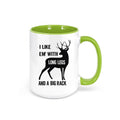 Deer Hunting Mug, I Like Em' With Long Legs And A Big Rack, Hunting Coffee Cup, Gift For Him, Hunting Gift, Gift For Hunter, Bow Hunting Mug - Chase Me Tees LLC