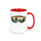 Snowboard Mug, Snowboard Goggles, Snowboard Gift, Ski Mug, Snowboard Coffee Cup, Coffee Cup, Gift For Him, Snow Mug, Gift For Snowboarder - Chase Me Tees LLC