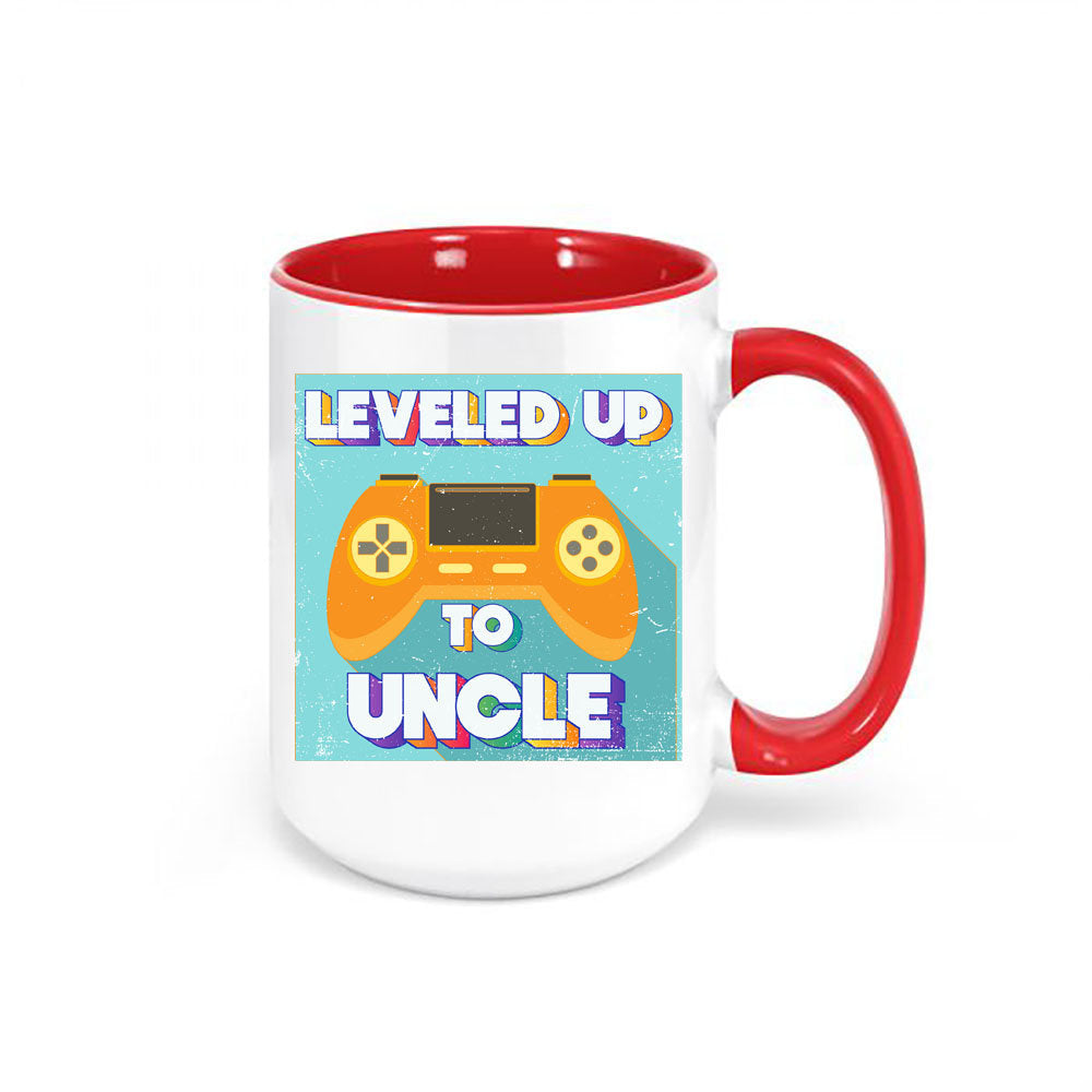 Uncle To Be, Leveled Up To Uncle, Uncle Baby Announcement, New Uncle Mug, Gift For Uncle, Uncle Life Mug, Uncle Gift, Gamer Uncle, Gaming - Chase Me Tees LLC