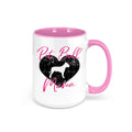 Pit Bull Mug, Pit Bull Mama, Pit Bull Gift, Down Owner, Pit Bull Coffee Mug, Pit Bull Cup, Gift For Her, Mother's Day Gift, Fur Mom, Dog Mom - Chase Me Tees LLC