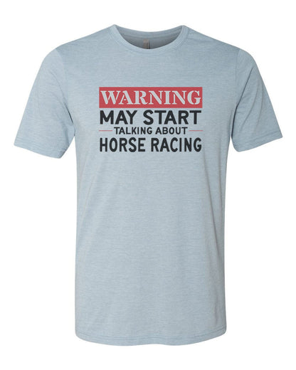 Horse Racing Shirt, Thinking About Horse Racing, Equestrian Shirt, Horse Shirt, Unisex Fit, Horse Gift, Equestrian Gift, Horses, Horseback - Chase Me Tees LLC