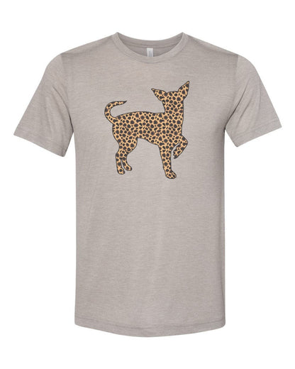Chihuahua Shirt, Leopard Chihuahua, Unisex Fit, Super Soft Shirt, Chihuahua Gift, Sublimated Deisgn, Chihuahua Owner, Dog Mom Shirt, Dog Tee - Chase Me Tees LLC