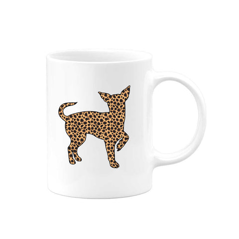 Chihuahua Mug, Leopard Chihuahua, Chihuahua Coffee Mug, Chihuahua Gift, Dog Mom Mug, Gift For Her, Leopard Coffee Cup, Chihuahua Owner - Chase Me Tees LLC