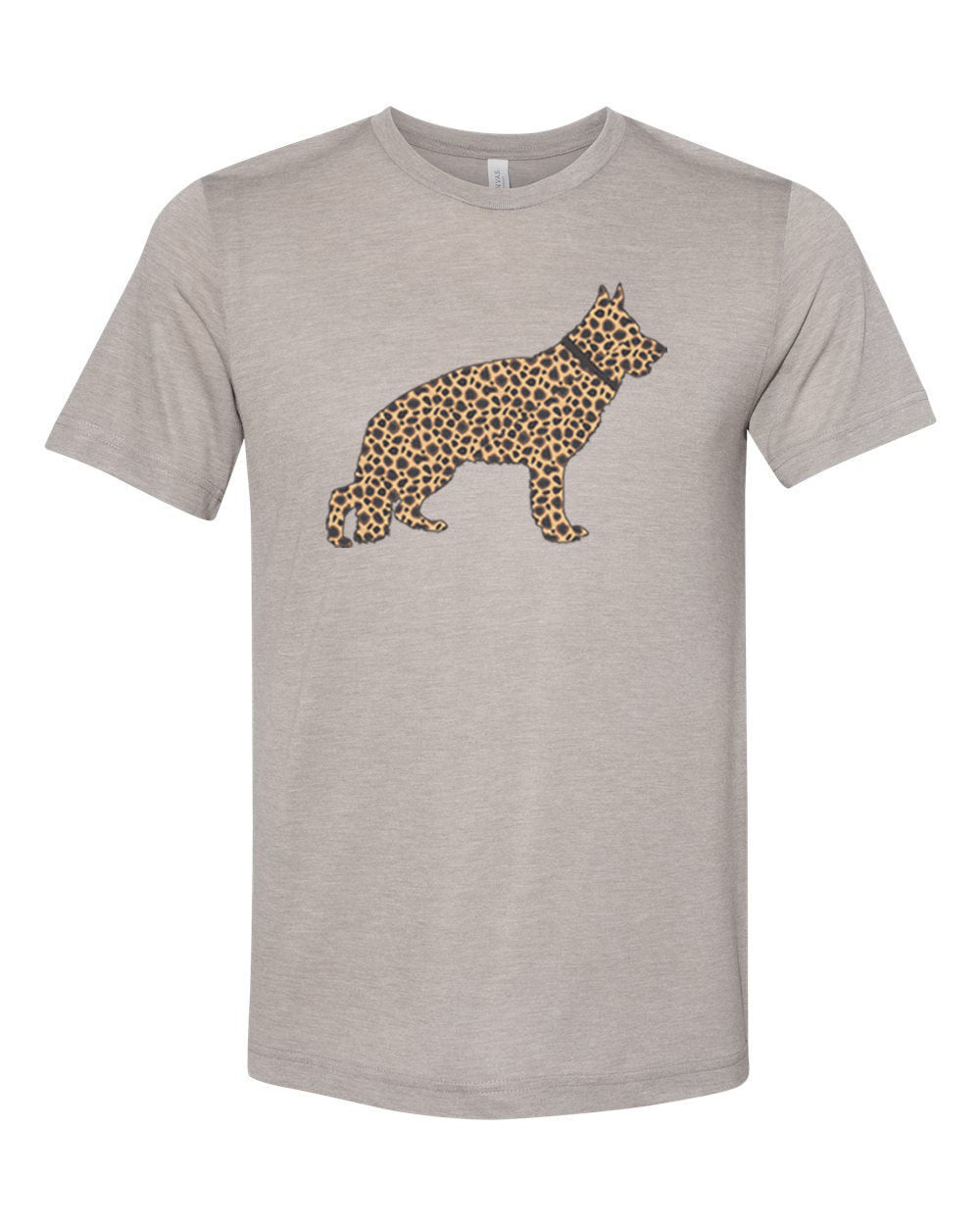 German Shepherd Shirt, Leopard German Shepherd, German Shepherd Tshirt, Dog Mom Shirt, Gift For Her, K-9 Shirt, Unisex Fit, German Shepherd - Chase Me Tees LLC