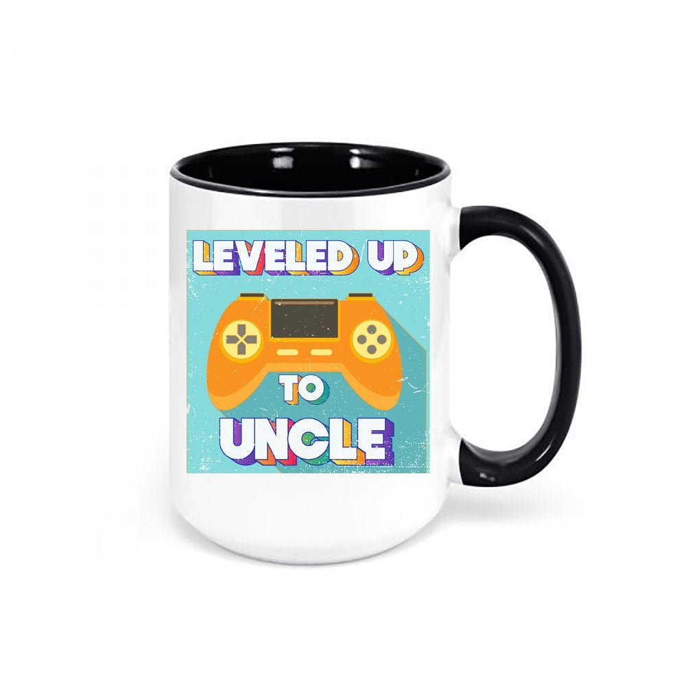 Uncle To Be, Leveled Up To Uncle, Uncle Baby Announcement, New Uncle Mug, Gift For Uncle, Uncle Life Mug, Uncle Gift, Gamer Uncle, Gaming - Chase Me Tees LLC