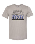 Hockey Shirt, Thinking About Hockey, Ice Hockey Shirt, Hockey Gift, Unisex Fit, Sublimated Design, Super Soft, Gift For Him, Hockey Tshirt - Chase Me Tees LLC
