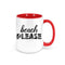 Beach Please, Beach Mug, Beach Gift, Vacation Mug, Gift For Her, Beach Coffee Cup, Nautical Mug, Beach Coffee Mug, Beach Decor, Vacation Cup - Chase Me Tees LLC