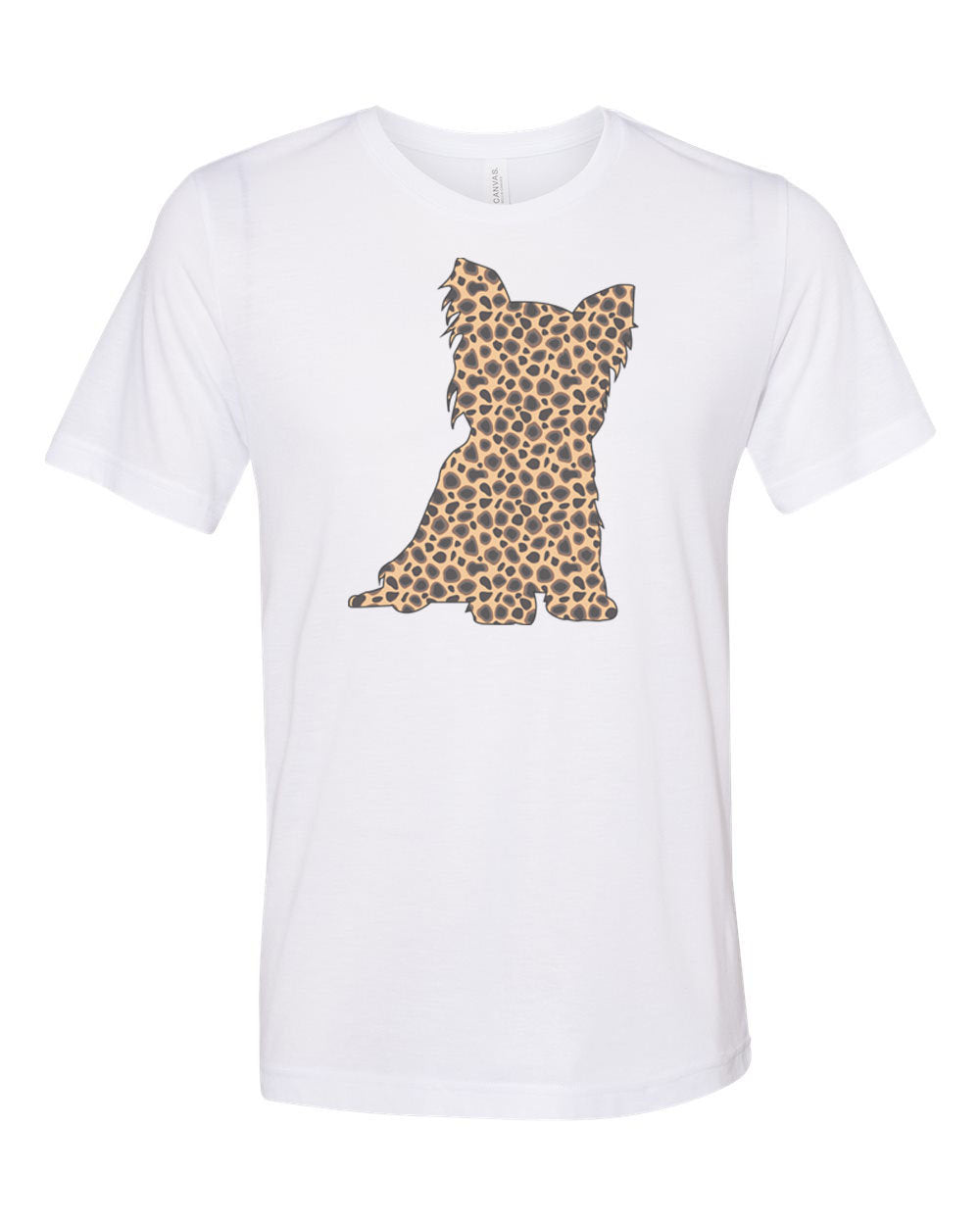 Yorkie Shirt, Yorkshire Shirt, Leopard Yorkie, Unisex Fit, Super Soft Shirt, Yorkie Gift, Yorkshire Owner, Sublimated Deisgn, Yorkie Lover - Chase Me Tees LLC