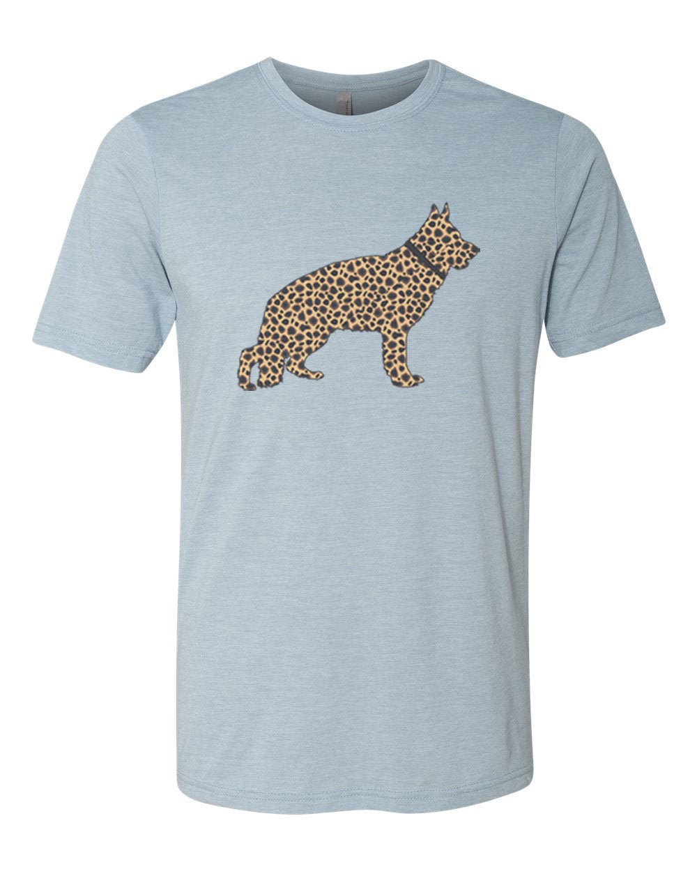 German Shepherd Shirt, Leopard German Shepherd, German Shepherd Tshirt, Dog Mom Shirt, Gift For Her, K-9 Shirt, Unisex Fit, German Shepherd - Chase Me Tees LLC
