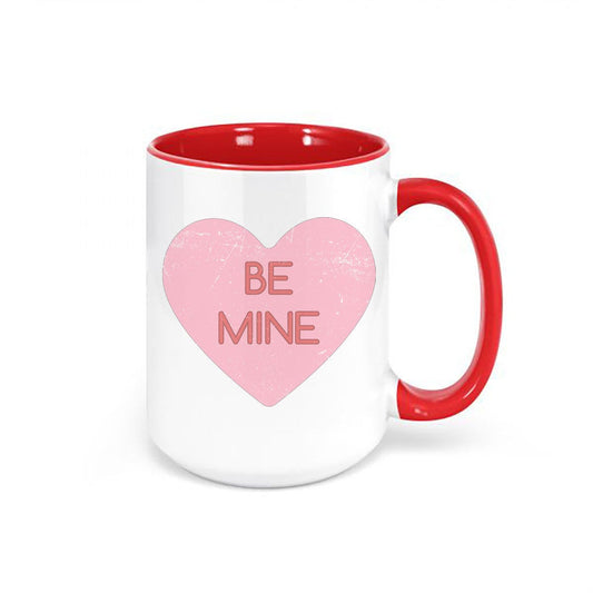 Valentine's Day Mug, Be Mine, Be Mine Mug, Valentines Mug, Heart Mug, Gift For Her, Cute Valentines, Valentines Day Gift, Sweetheart Mug - Chase Me Tees LLC