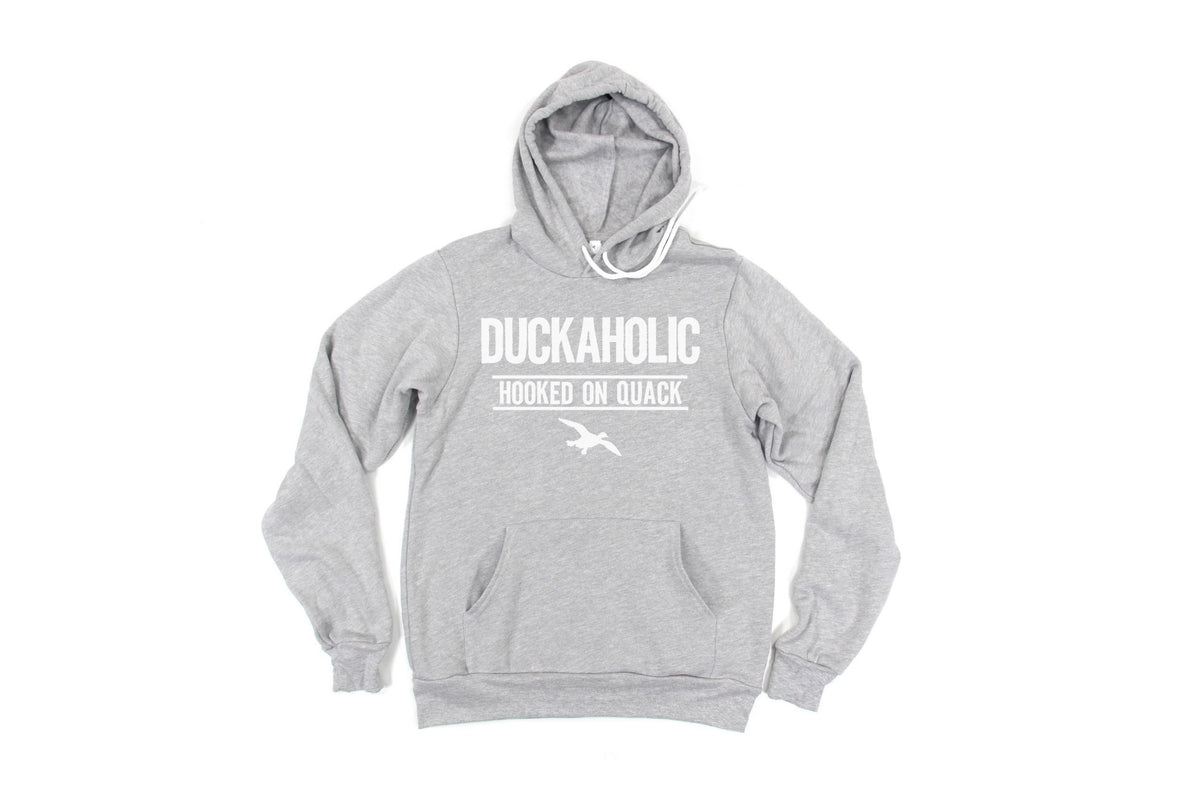 Duck Hunting Hoodie, Duckaholic, Hooked On Quack, Waterfowl Hunting, Gift For Duck Hunter, Hunting Gift, Waterfowl Hoodie, Gift For Him - Chase Me Tees LLC