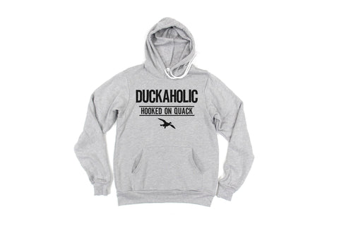 Duck Hunting Hoodie, Duckaholic, Hooked On Quack, Waterfowl Hunting, Gift For Duck Hunter, Hunting Gift, Waterfowl Hoodie, Gift For Him - Chase Me Tees LLC