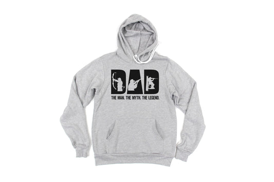 Dad Gift, Dad The Man The Myth The Legend, Hunting Hoodie, Hunting Dad, Father's Day Gift, Hunting Gift For Dad, Hunting Apparel, Dad Shirt - Chase Me Tees LLC