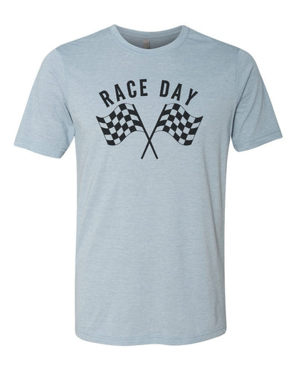 Race Day, Racing Shirt, Motocross Shirt, Unisex Fit, Race Shirt, Gift For Him, Racing Apparel, Racing Gift, Checkered Flag Shirt, Race Flags - Chase Me Tees LLC