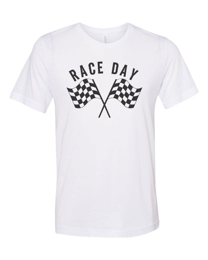 Race Day, Racing Shirt, Motocross Shirt, Unisex Fit, Race Shirt, Gift For Him, Racing Apparel, Racing Gift, Checkered Flag Shirt, Race Flags - Chase Me Tees LLC