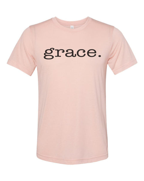 Christian Shirt, Grace, Religious Shirt, Grace Shirt, Unisex Fit, Jesus Shirt, Gift For Her, Christian Apparel, God's Grace, Jesus Lover - Chase Me Tees LLC