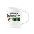 Fishing Mug, Thinking About Fishing, Fishing Gift, Fishing Coffee Cup, Fisherman Mug, Gift For Fisherman, Dad Mug, Father's Day Gift, Fish - Chase Me Tees LLC