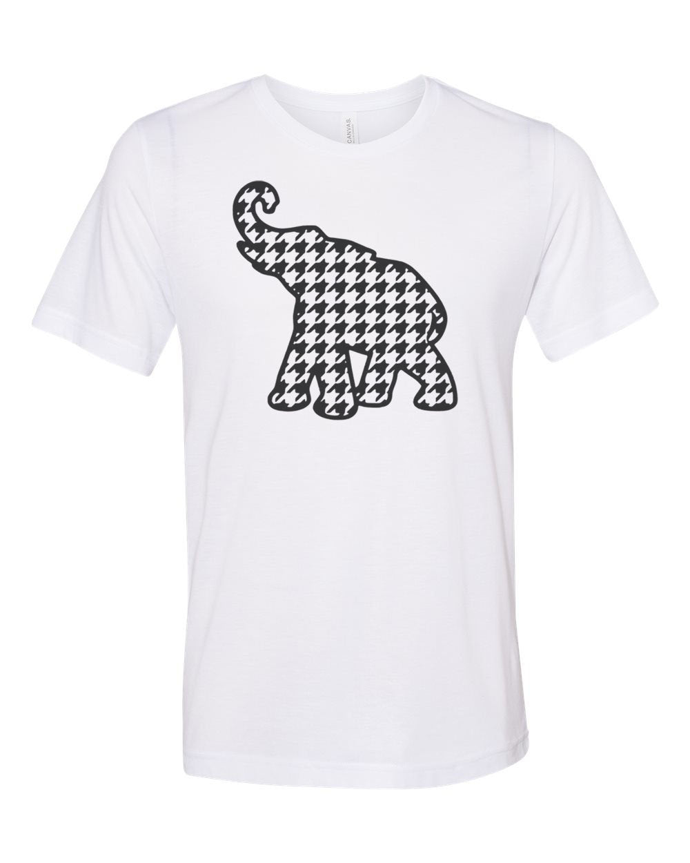Houndstooth Shirt, Alabama Shirt, Houndstooth Elephant, Roll Tide Shirt, Unisex Fit, Alabama Football, Houndstooth, Gift For Him, Football - Chase Me Tees LLC