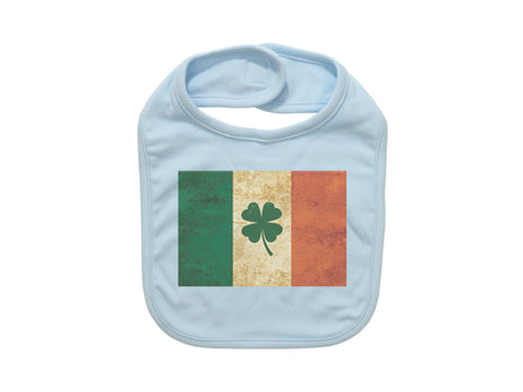 Irish Flag, Irish Baby Bib, St. Patricks Day Bib, Baby Irish, Baby Shower Gift, Newborn Irish Bib, Ireland Bib, St Patricks Day Baby, Bibs - Chase Me Tees LLC