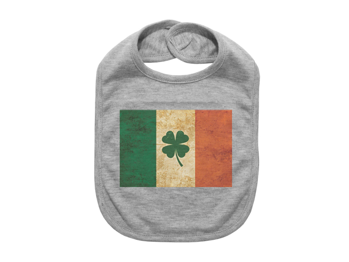 Irish Flag, Irish Baby Bib, St. Patricks Day Bib, Baby Irish, Baby Shower Gift, Newborn Irish Bib, Ireland Bib, St Patricks Day Baby, Bibs - Chase Me Tees LLC