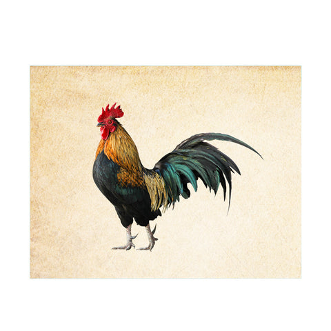 Mousepad, Rooster, Rooster Mousepad, Chicken Mousepad, Rooster Gift, Office Decor, Coworker Gift, Desk Decor, Rooster Lover, Mousepads, Farm - Chase Me Tees LLC