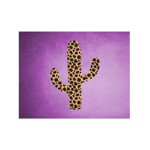 Mousepad, Leopard Cactus, Cactus Mousepad, Leopard Print Mousepad, Gift For Her, Mother's Day Gift, Cactus Gift, Office Decor, Coworker Gift - Chase Me Tees LLC