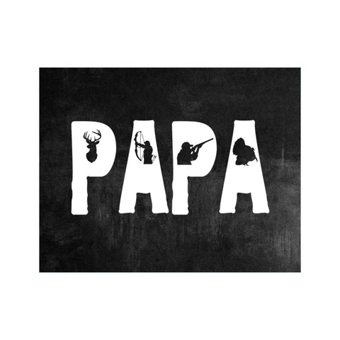 Mousepad, Papa, Papa Mousepad, Hunting Mousepad, Grandpa Gift, Father's Day Gift, Gpa Mousepad, Office Decor, Desk Decor, Papa Gift, Hunting - Chase Me Tees LLC