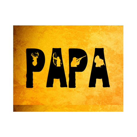 Mousepad, Papa, Papa Mousepad, Hunting Mousepad, Grandpa Gift, Father's Day Gift, Gpa Mousepad, Office Decor, Desk Decor, Papa Gift, Hunting - Chase Me Tees LLC