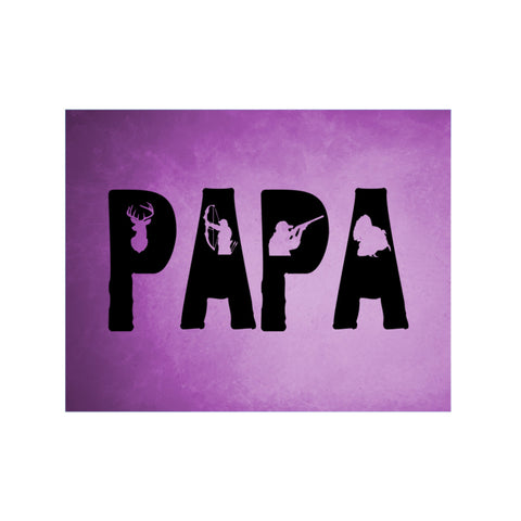 Mousepad, Papa, Papa Mousepad, Hunting Mousepad, Grandpa Gift, Father's Day Gift, Gpa Mousepad, Office Decor, Desk Decor, Papa Gift, Hunting - Chase Me Tees LLC