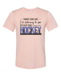 Hockey Shirt, Thinking About Hockey, Ice Hockey Shirt, Hockey Gift, Unisex Fit, Sublimated Design, Super Soft, Gift For Him, Hockey Tshirt - Chase Me Tees LLC