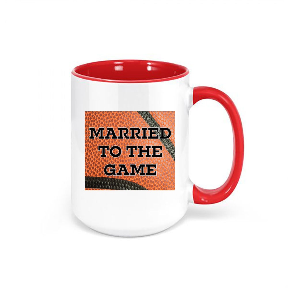 Basketball Mug, Married To The Game, Basketball Gift, Sports Mug, Basketball Coach, Coach Mug, Gift For Basketball Coach, Bball Mug, Coffee - Chase Me Tees LLC