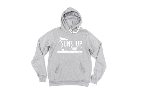 Pheasant Hunting Hoodie, Suns Up Guns Up, Pheasant Hunting, Gift For Him, Hunting Gift, Pheasant Hoodie, Father's Day Gift, Hunting Hoodie - Chase Me Tees LLC