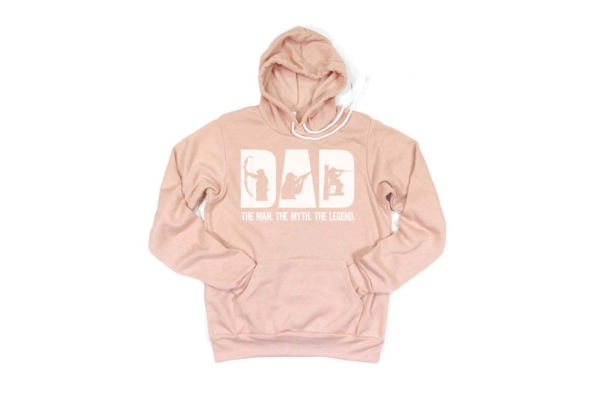 Dad Gift, Dad The Man The Myth The Legend, Hunting Hoodie, Hunting Dad, Father's Day Gift, Hunting Gift For Dad, Hunting Apparel, Dad Shirt - Chase Me Tees LLC