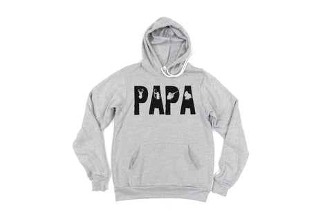 Papa Hoodie, Papa, Grandpa Hoodie, Gift For Papa, Father's Day Gift, Hunting Hoodie, Grandpa Shirt, Papa Gift, Gift For Grandpa, Hunting - Chase Me Tees LLC
