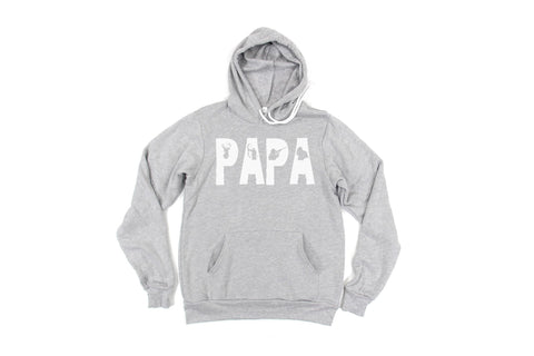 Papa Hoodie, Papa, Grandpa Hoodie, Gift For Papa, Father's Day Gift, Hunting Hoodie, Grandpa Shirt, Papa Gift, Gift For Grandpa, Hunting - Chase Me Tees LLC