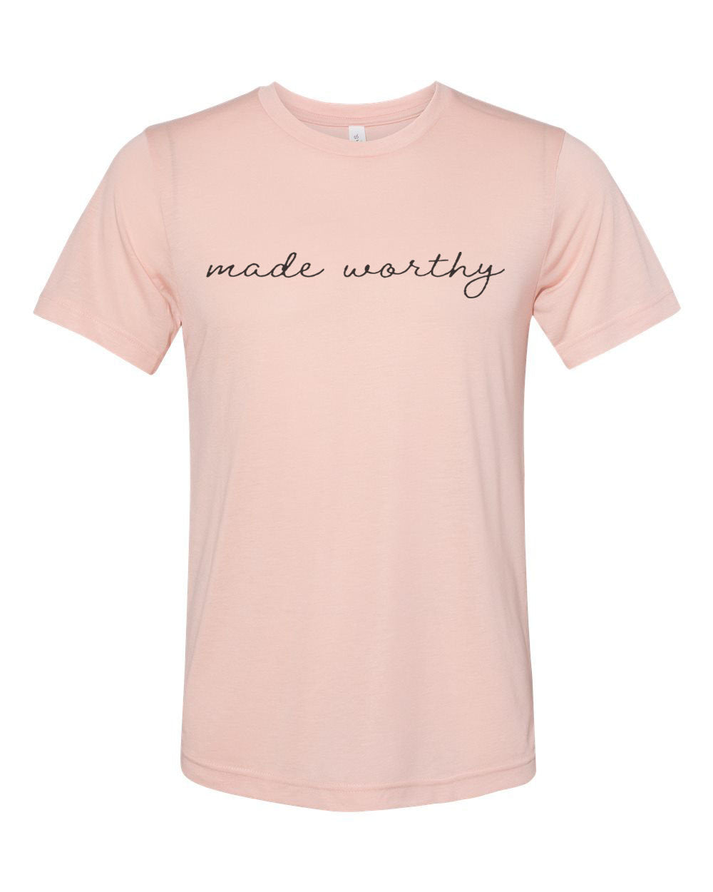 Christian Shirt, Made Worthy, Religious Shirt, Unisex Fit, Jesus Shirt, Gift For Her, Christian Apparel, Inspirational Shirt, Godly Shirt - Chase Me Tees LLC