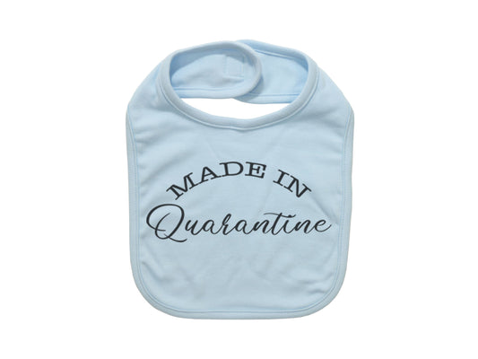 Baby Announcement, Made In Quarantine, Funny Baby Bib, Quarantine Baby, Baby Bibs, Gift For Baby, Newborn Bib, Baby Shower Gift, Infant Bibs - Chase Me Tees LLC