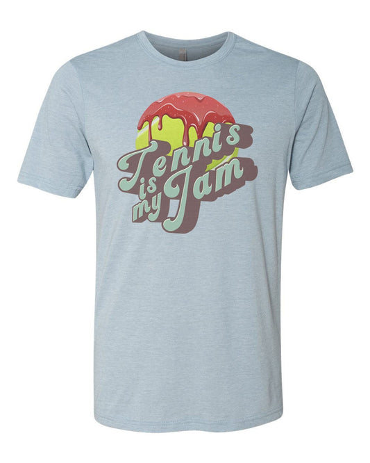 Tennis Shirt, Tennis Is My Jam, Funny Tennis Shirt, Unisex Fit, Tennis Apparel, Tennis Ball, Tennis Gift, Sports, Athletic Shirt, Sublimated - Chase Me Tees LLC