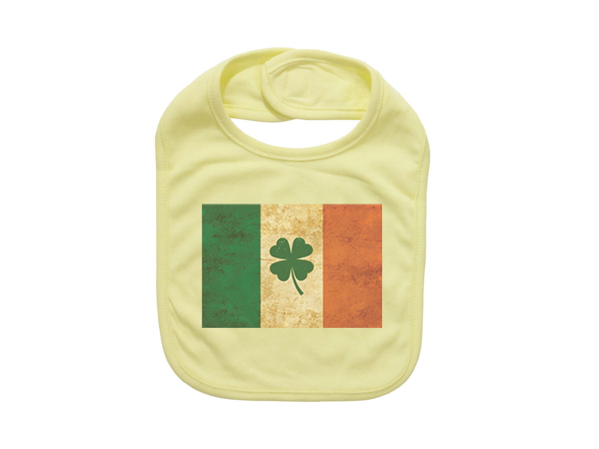 Irish Flag, Irish Baby Bib, St. Patricks Day Bib, Baby Irish, Baby Shower Gift, Newborn Irish Bib, Ireland Bib, St Patricks Day Baby, Bibs - Chase Me Tees LLC