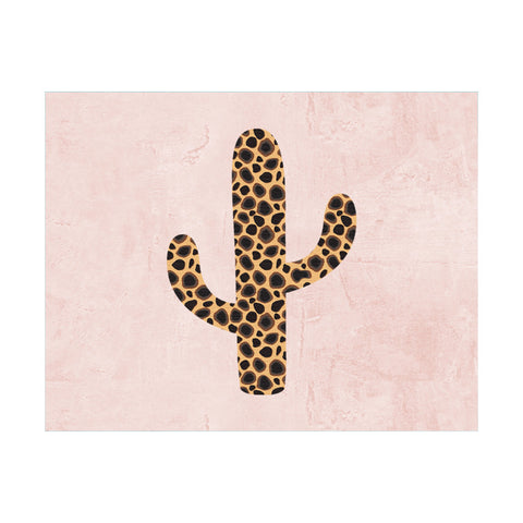 Mousepad, Leopard Cactus, Cactus Mousepad, Leopard Print Mousepad, Gift For Her, Mother's Day Gift, Cactus Gift, Office Decor, Coworker Gift - Chase Me Tees LLC