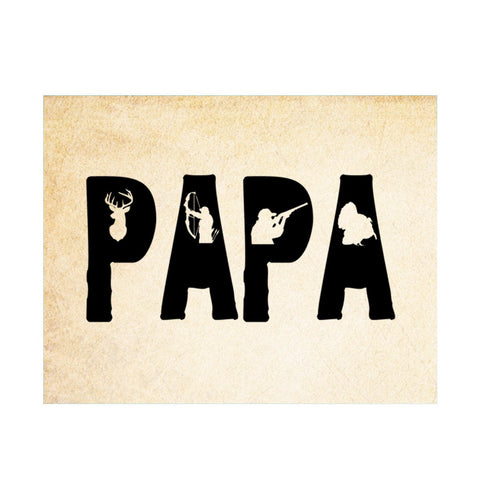 Mousepad, Papa, Papa Mousepad, Hunting Mousepad, Grandpa Gift, Father's Day Gift, Gpa Mousepad, Office Decor, Desk Decor, Papa Gift, Hunting - Chase Me Tees LLC