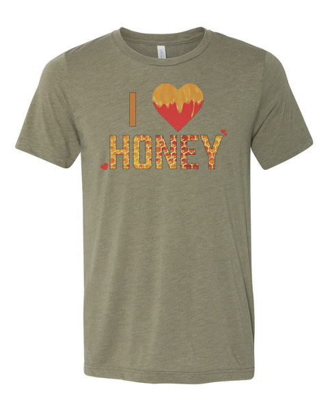 Honey Shirt, I Love Honey, Honey Farmer, Bee Farmer Shirt, Bee Hive Shirt, Honey Gift, Bee Farmer Gift, Unisex Fit, Nector, Sublimated, Bees - Chase Me Tees LLC