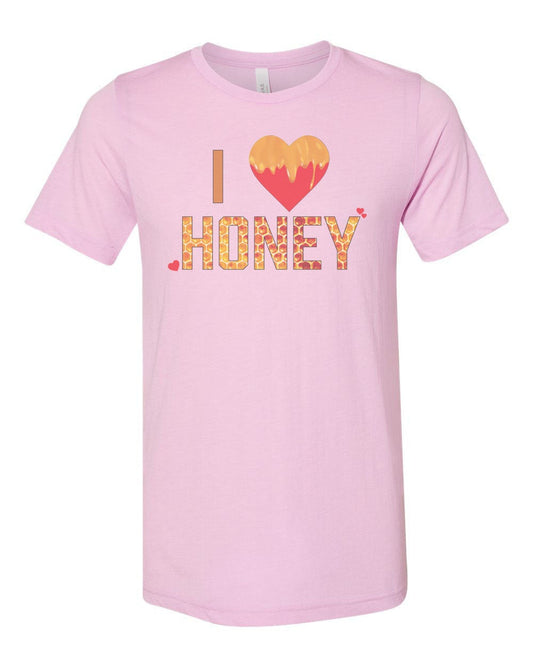 Honey Shirt, I Love Honey, Honey Farmer, Bee Farmer Shirt, Bee Hive Shirt, Honey Gift, Bee Farmer Gift, Unisex Fit, Nector, Sublimated, Bees - Chase Me Tees LLC