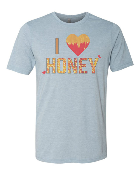 Honey Shirt, I Love Honey, Honey Farmer, Bee Farmer Shirt, Bee Hive Shirt, Honey Gift, Bee Farmer Gift, Unisex Fit, Nector, Sublimated, Bees - Chase Me Tees LLC