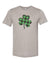 Plaid Clover, Clover Shirt, St. Patrick's Day Shirt, Distressed Clover, Green Shirt, Unisex Fit, Sublimated Design, Buffalo Plaid Clover - Chase Me Tees LLC