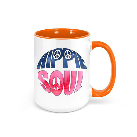 Hippie Mug, Hippie Soul, Flower Child Mug, Gift For Hippie, Wonderer Mug, Hippie Gift, Sublimated Design, Hippie Coffee Mug, Hippie Cup - Chase Me Tees LLC