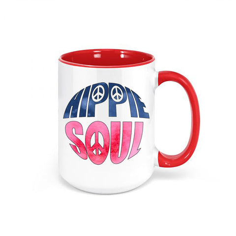 Hippie Mug, Hippie Soul, Flower Child Mug, Gift For Hippie, Wonderer Mug, Hippie Gift, Sublimated Design, Hippie Coffee Mug, Hippie Cup - Chase Me Tees LLC