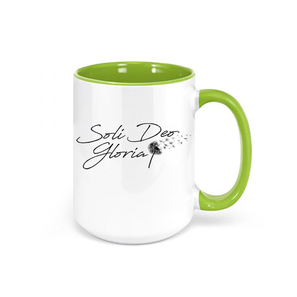 Soli Deo Gloria, Christian Mugs, Jesus Coffee Cup, Christian Gift, Religious Mug, Christian Decor, Glory To God Alone, Godly Mugs, Cups - Chase Me Tees LLC