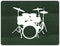Drummer Mousepad, Drumset, Gift For Drummer, Percussion Decor, Musician Mousepad, Drummer Gift, Percussionist, Music Decor, Mouse Pads, Drum - Chase Me Tees LLC